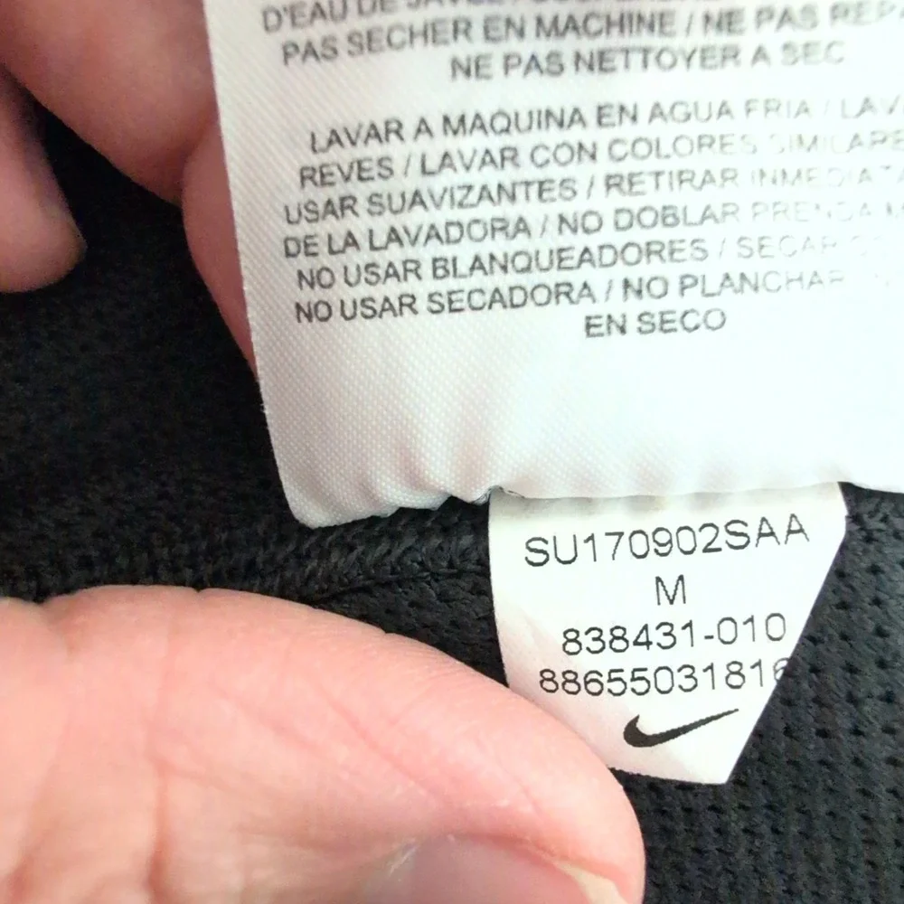Nike Pro Hyperstrong Mens Padded Football Compression Shirt Black 838431-010 M